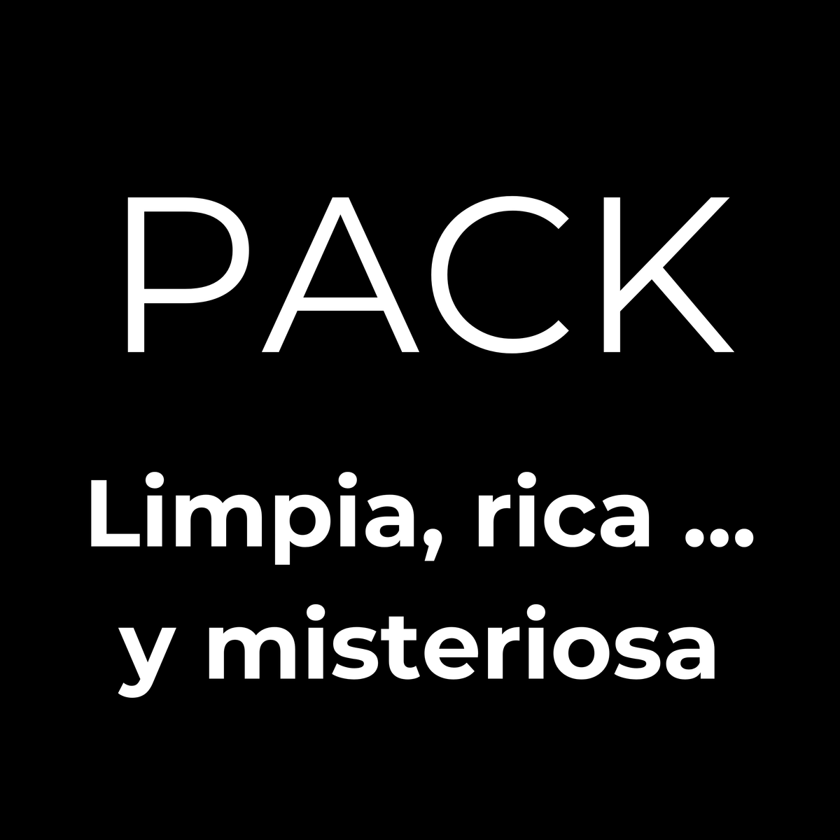 Limpia, Rica ... y Misteriosa