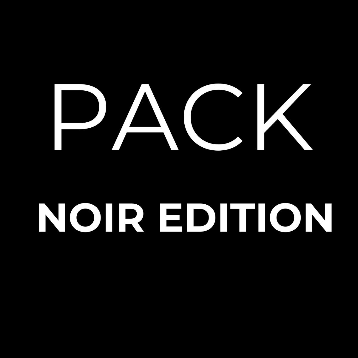 NOIR EDITION