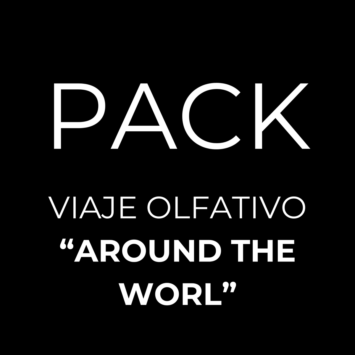 Viaje olfativo "Around the World"